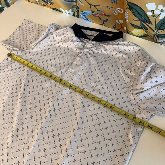 MAELREG GOLF CLUB PRINT PERFORMANCE POLO SHIRT MEN-2XL.  EUC - Picture 8 of 10